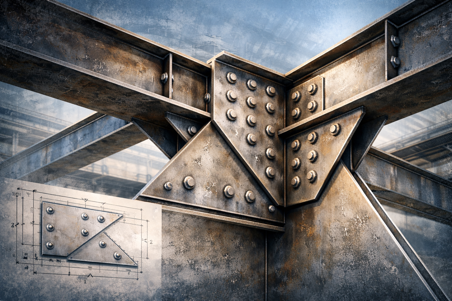 Gusset Plate Nedir? Çelik Yapılarda Kullanımı ve Tasarımı